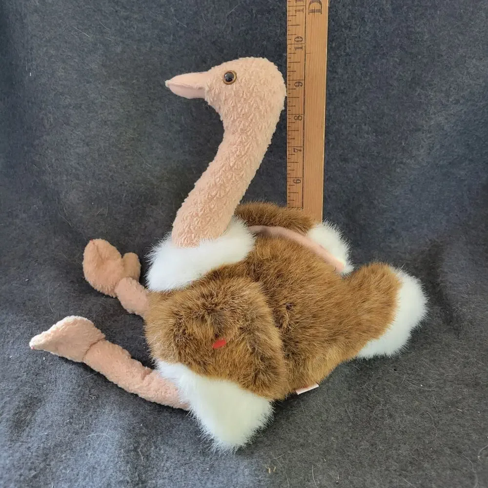 Vintage•1998•Ty Beanie Buddies•Stretch‎ Ostrich•Large Plush 16